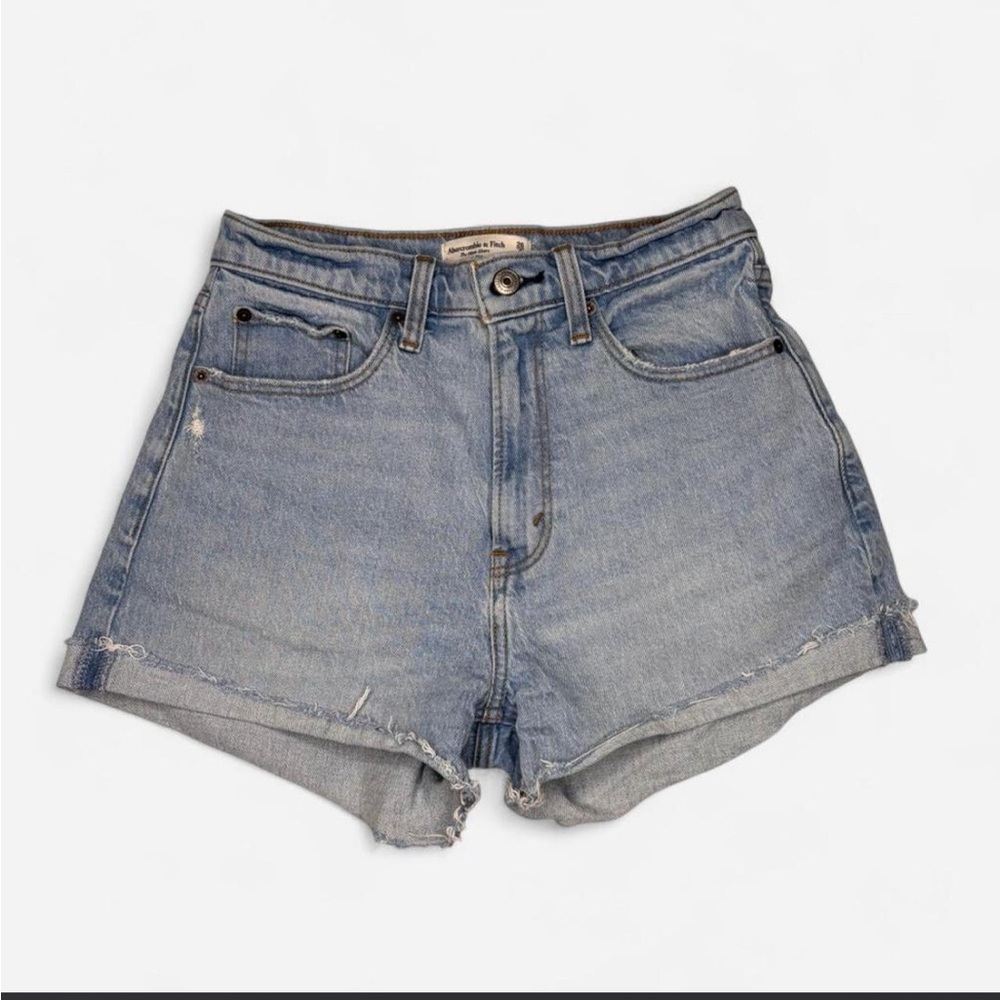 Abercrombie & Fitch Light Blue Jean Shorts